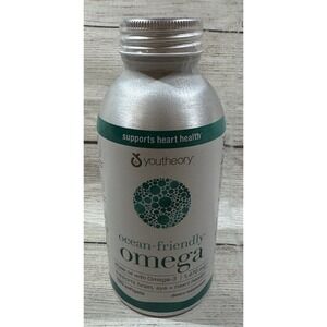 Youtheory Ocean Friendly Omega 120 Softgels Algae Oil with Omega 3 Exp 5/26
